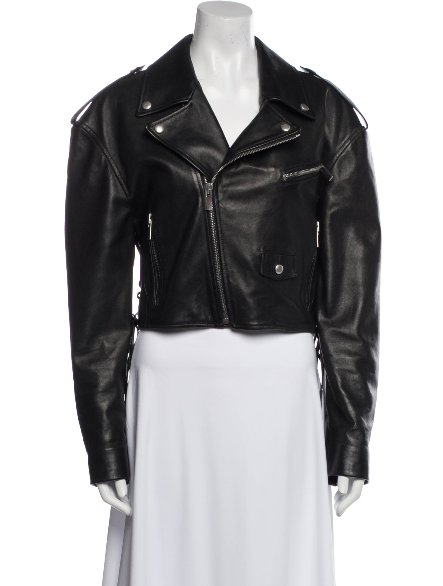 Magda Butrym Leather Biker Jacket