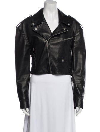 Magda Butrym Leather Biker Jacket