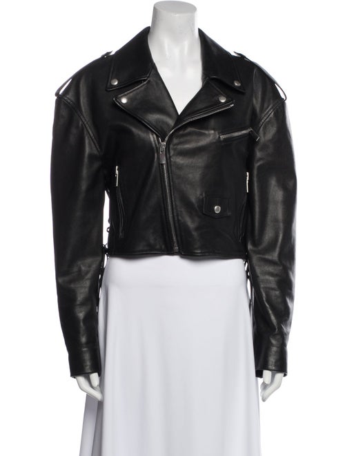 Magda Butrym Leather Biker Jacket
