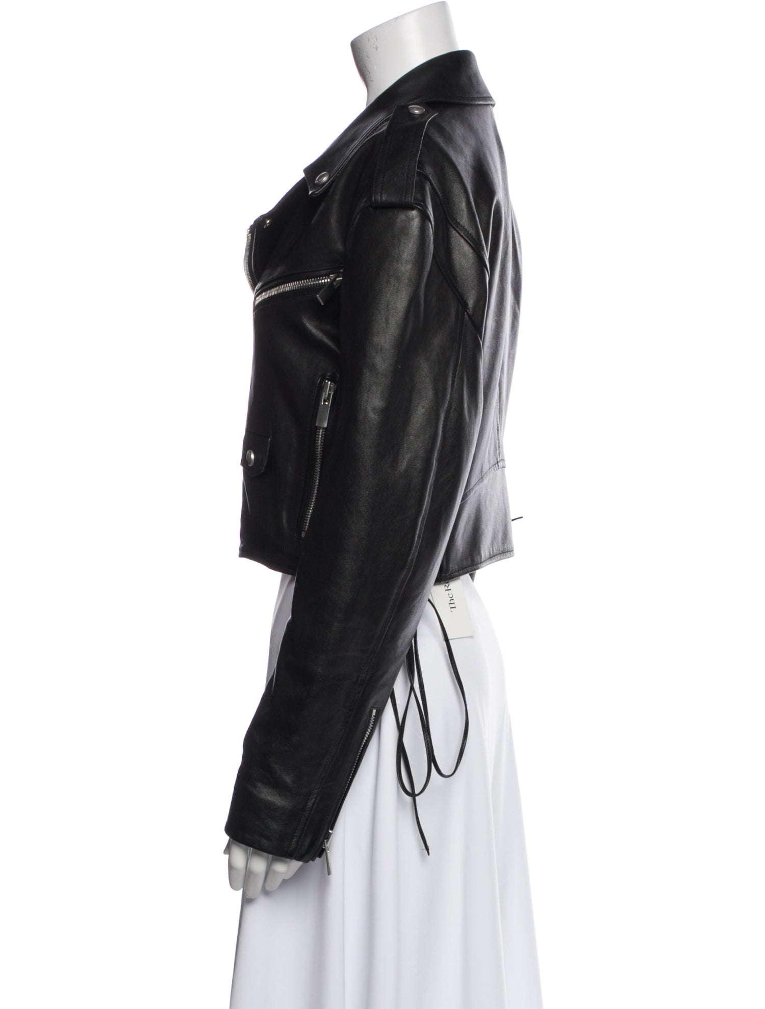 Magda Butrym Leather Biker Jacket