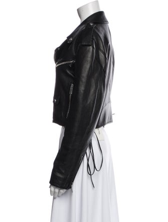 Magda Butrym Leather Biker Jacket