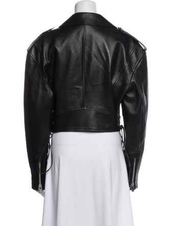 Magda Butrym Leather Biker Jacket