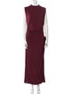 Magda Butrym Cowl Neck Long Dress