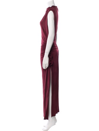 Magda Butrym Cowl Neck Long Dress