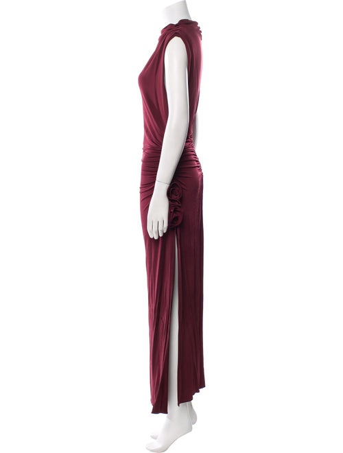 Magda Butrym Cowl Neck Long Dress