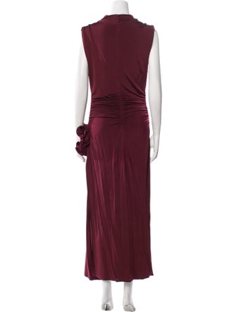 Magda Butrym Cowl Neck Long Dress