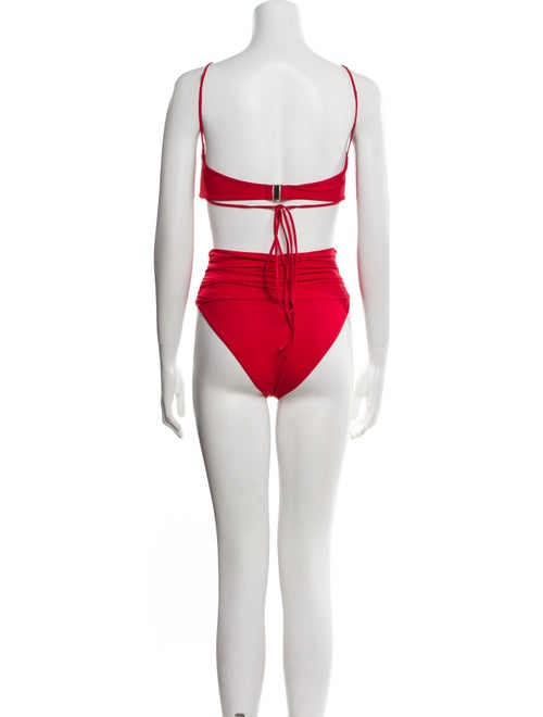 Magda Butrym Ruffle Embellishment One-Piece