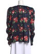 Magda Butrym Silk Floral Print Blouse