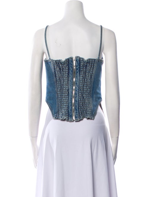 Magda Butrym Strapless Crop Top