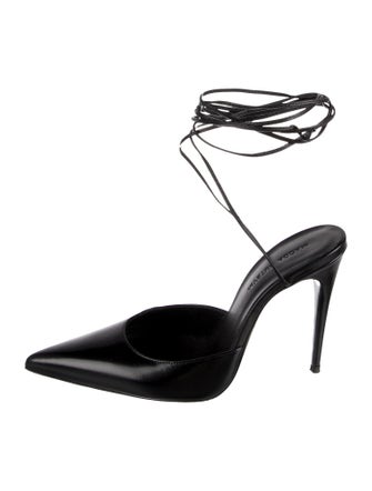 Magda Butrym Patent Leather D'Orsay Pumps