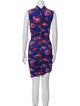 Magda Butrym Floral Print Knee-Length Dress