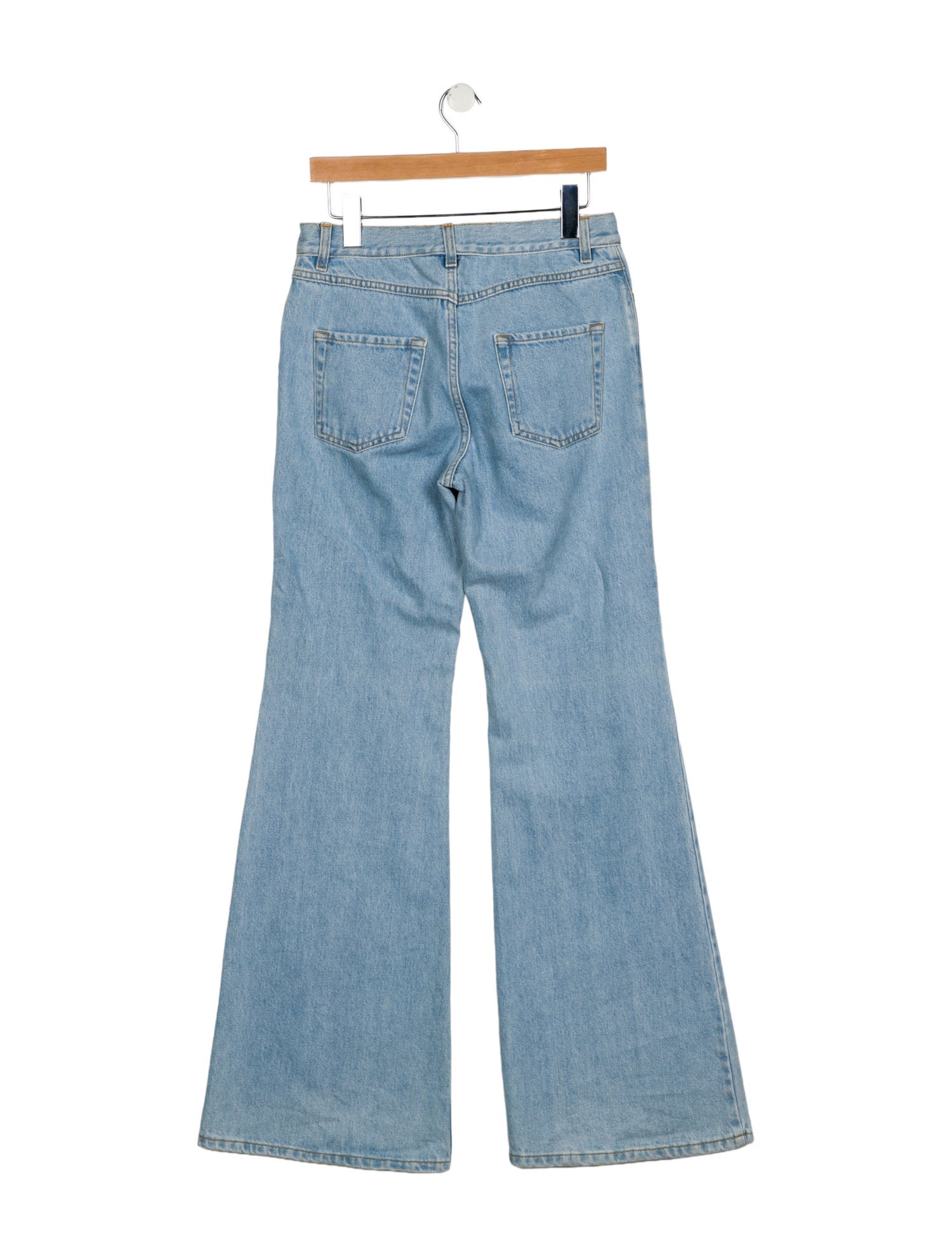 Magda Butrym Mid-Rise Wide Leg Jeans