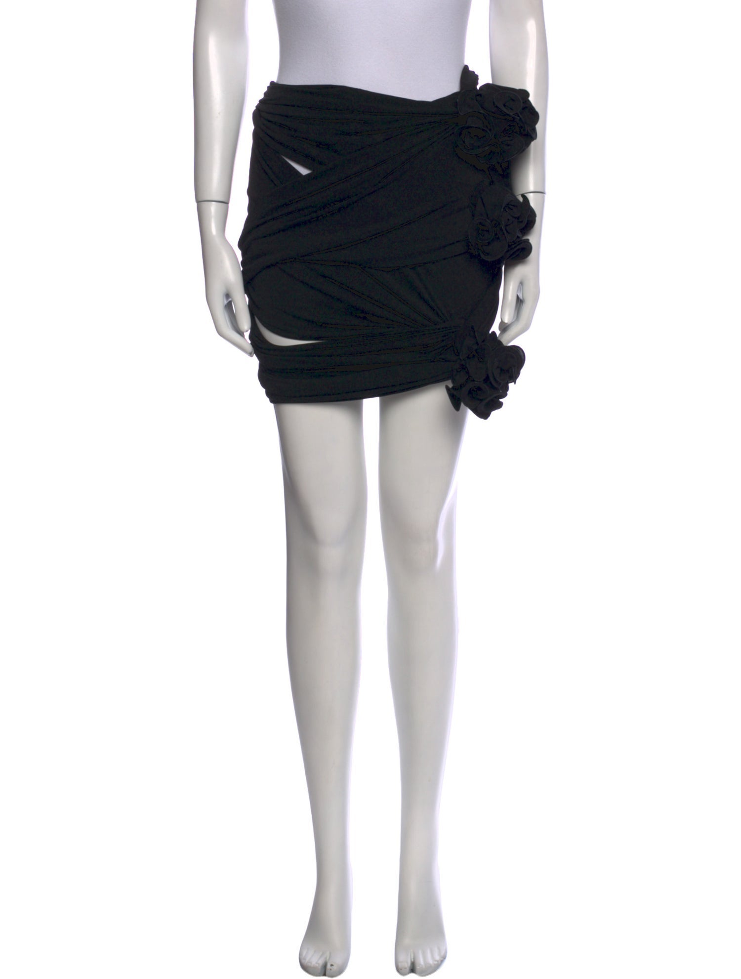 Magda Butrym Silk Knee-Length Skirt w/ Tags