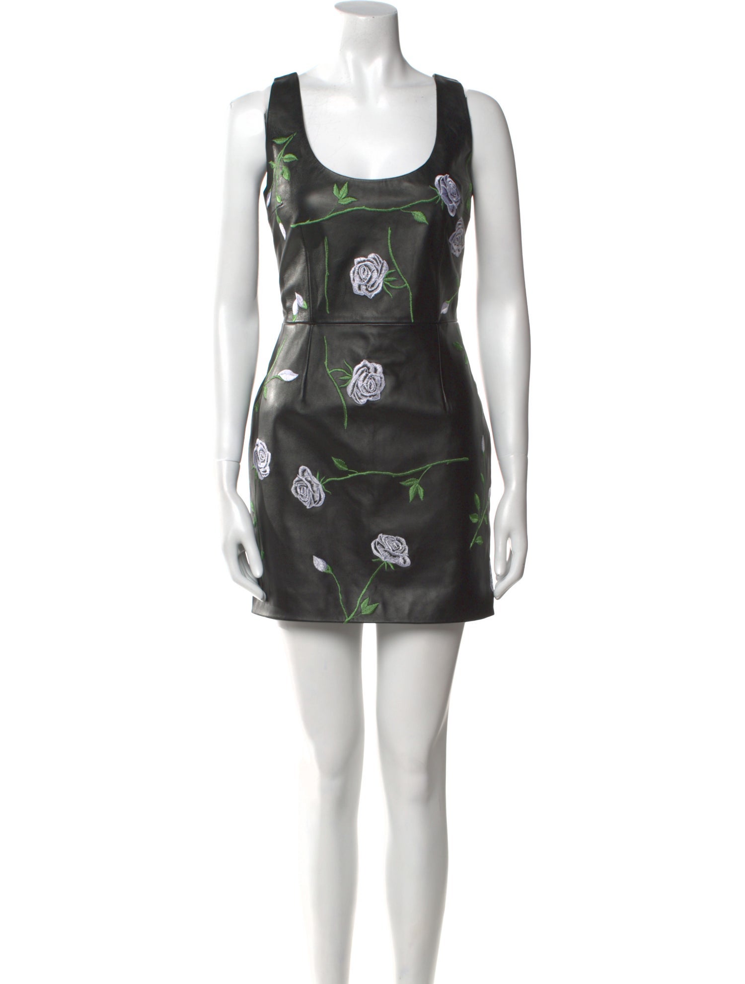 Magda Butrym Leather Mini Dress w/ Tags