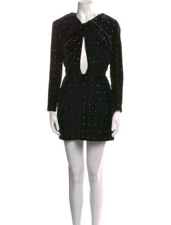 Magda Butrym Polka Dot Print Mini Dress
