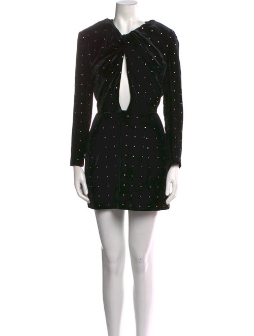 Magda Butrym Polka Dot Print Mini Dress