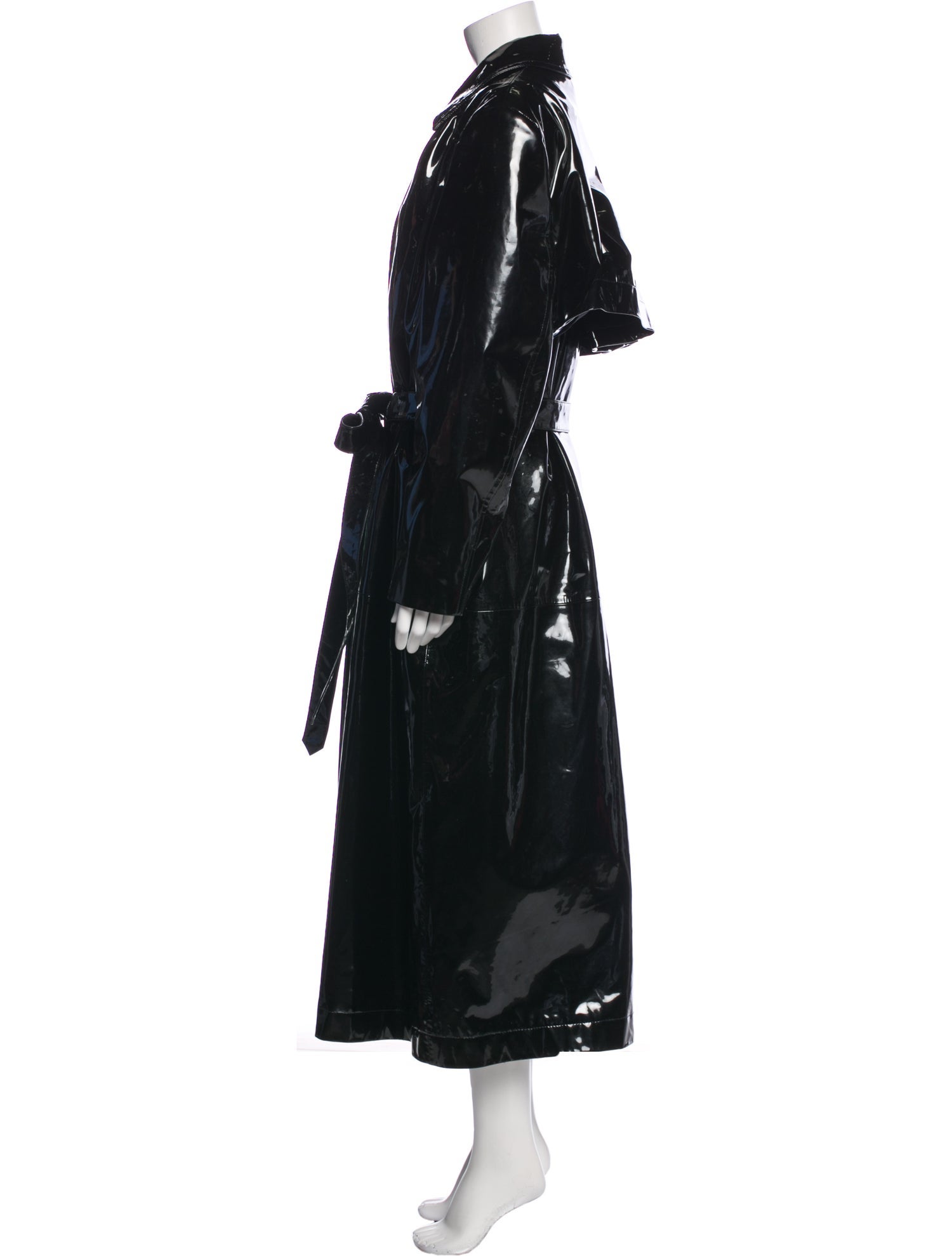 Magda Butrym Shearling Trench Coat