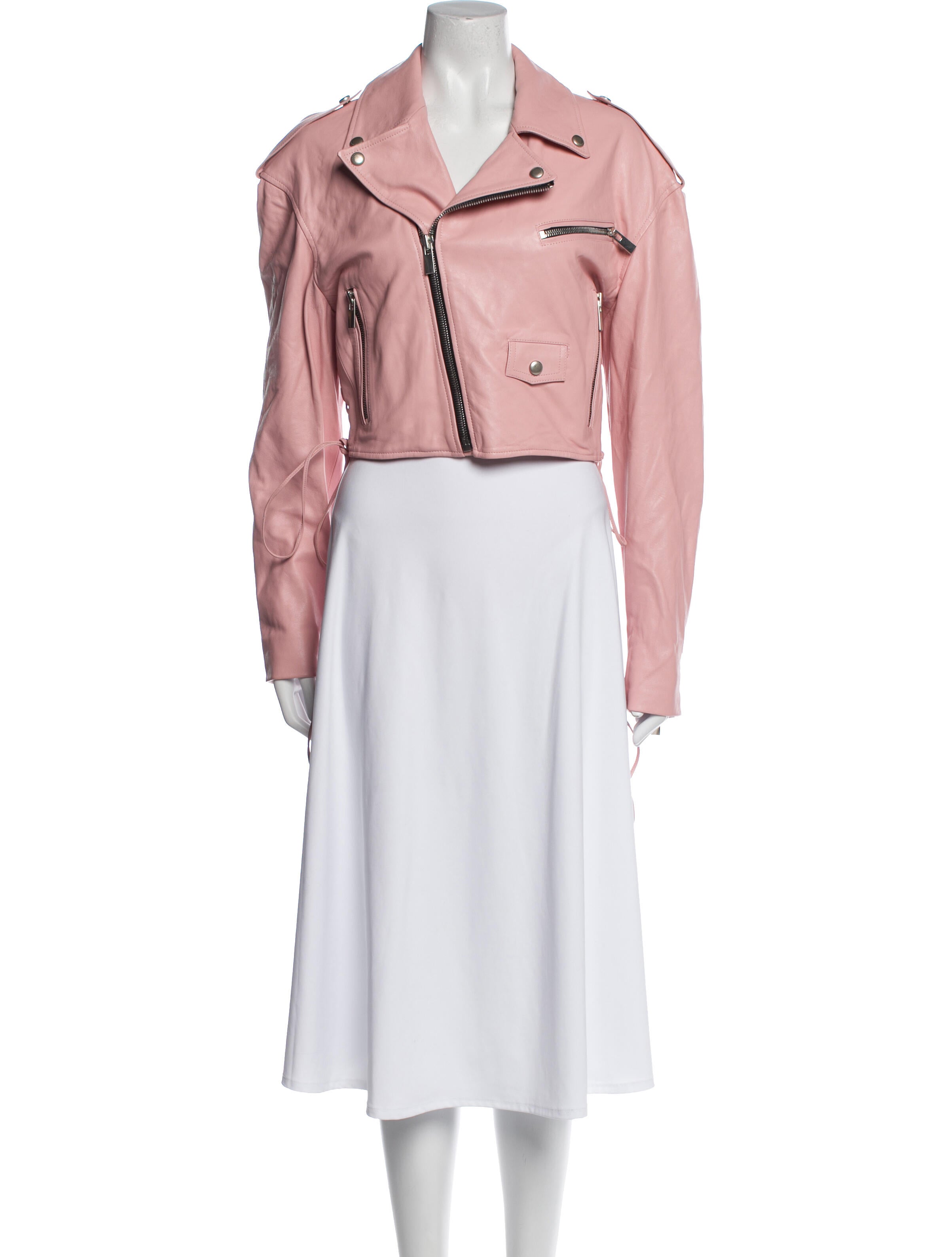 Magda Butrym Leather Biker Jacket