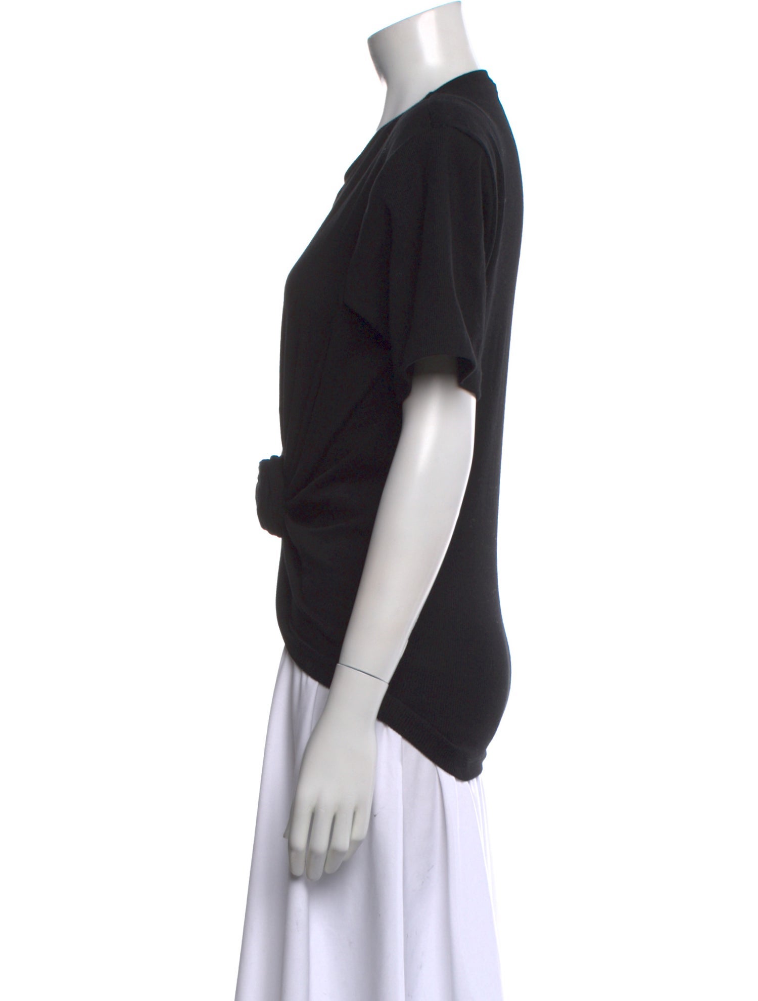 Magda Butrym Crew Neck Short Sleeve T-Shirt