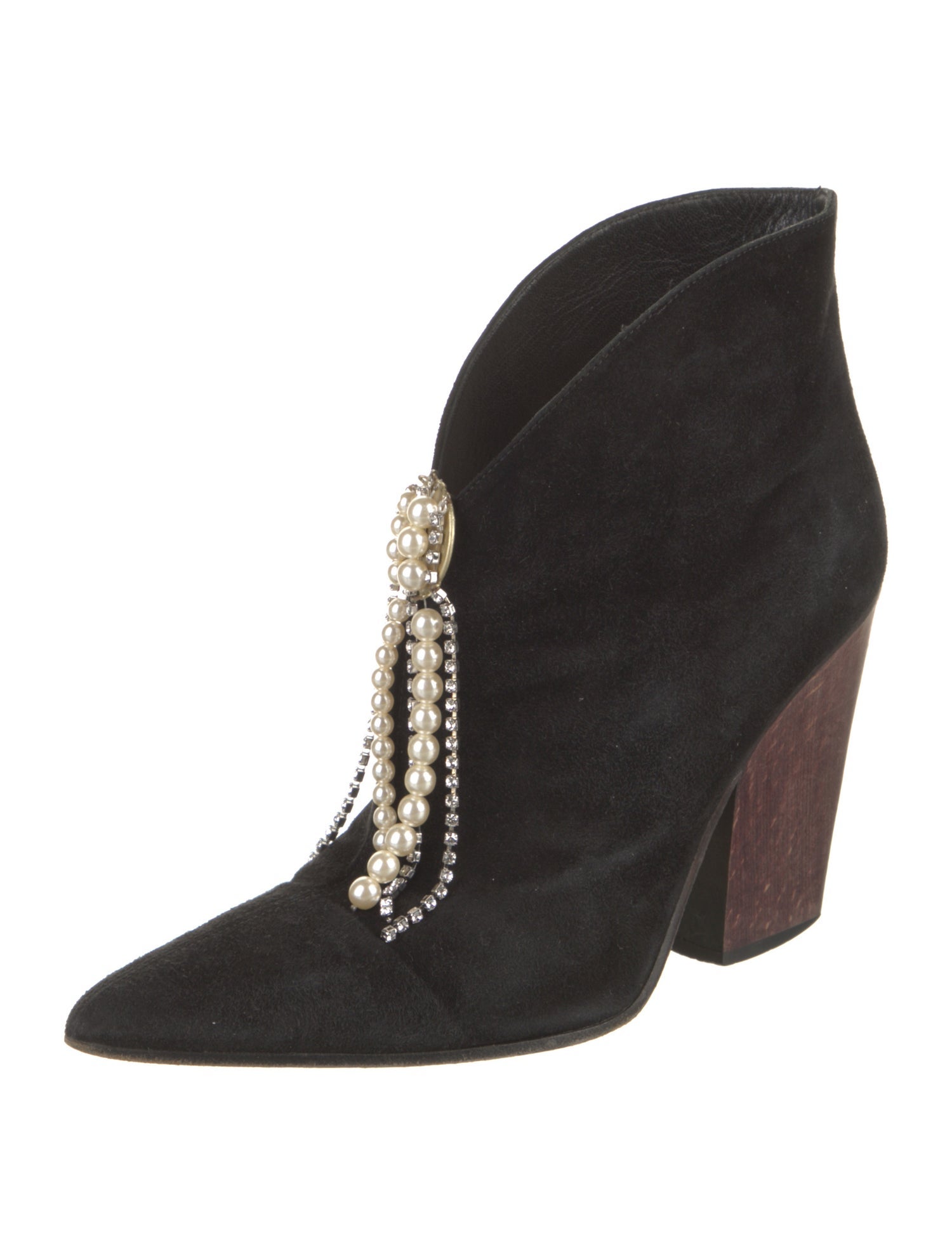 Magda Butrym Suede Lace-Up Boots