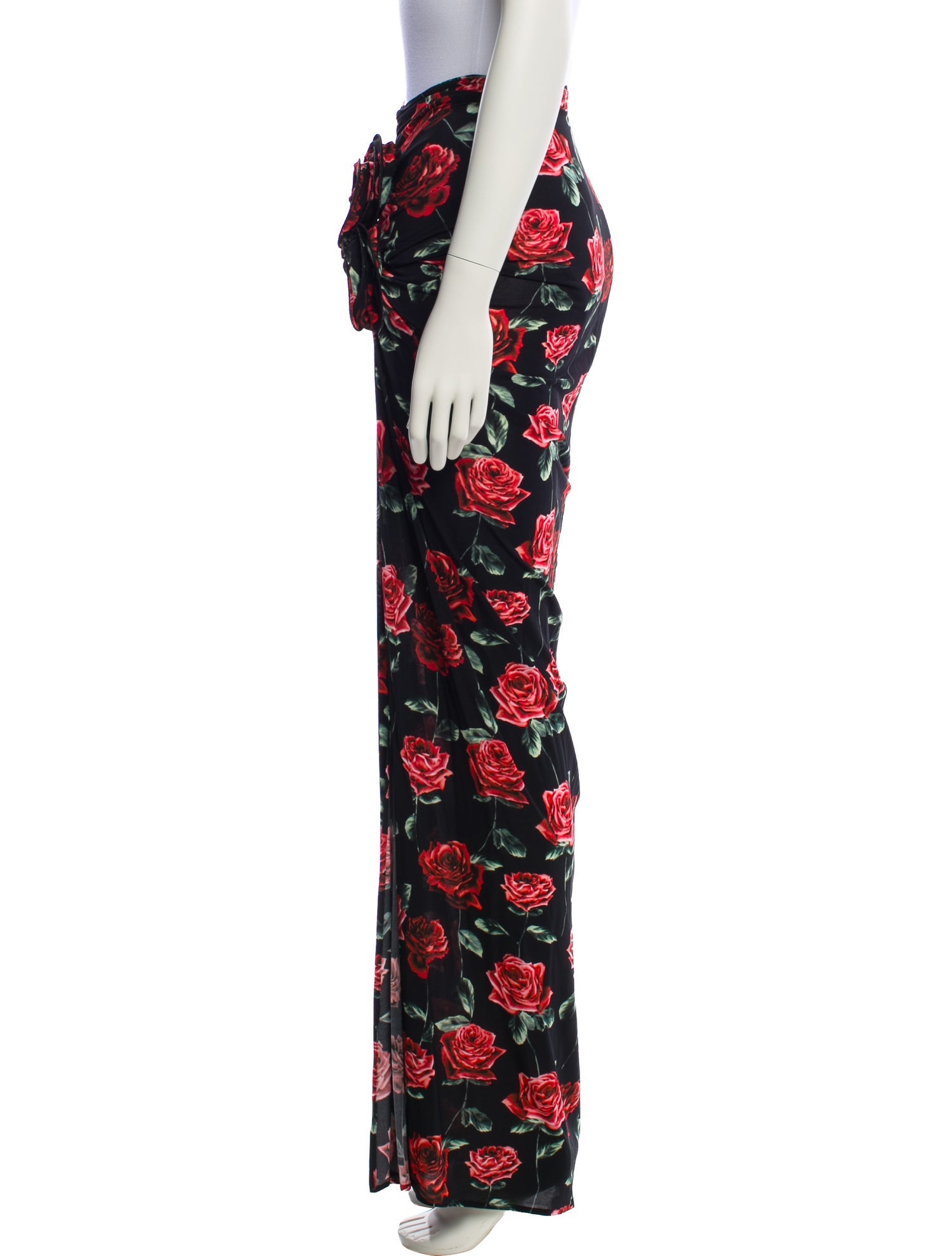 Magda Butrym Floral Print Long Skirt