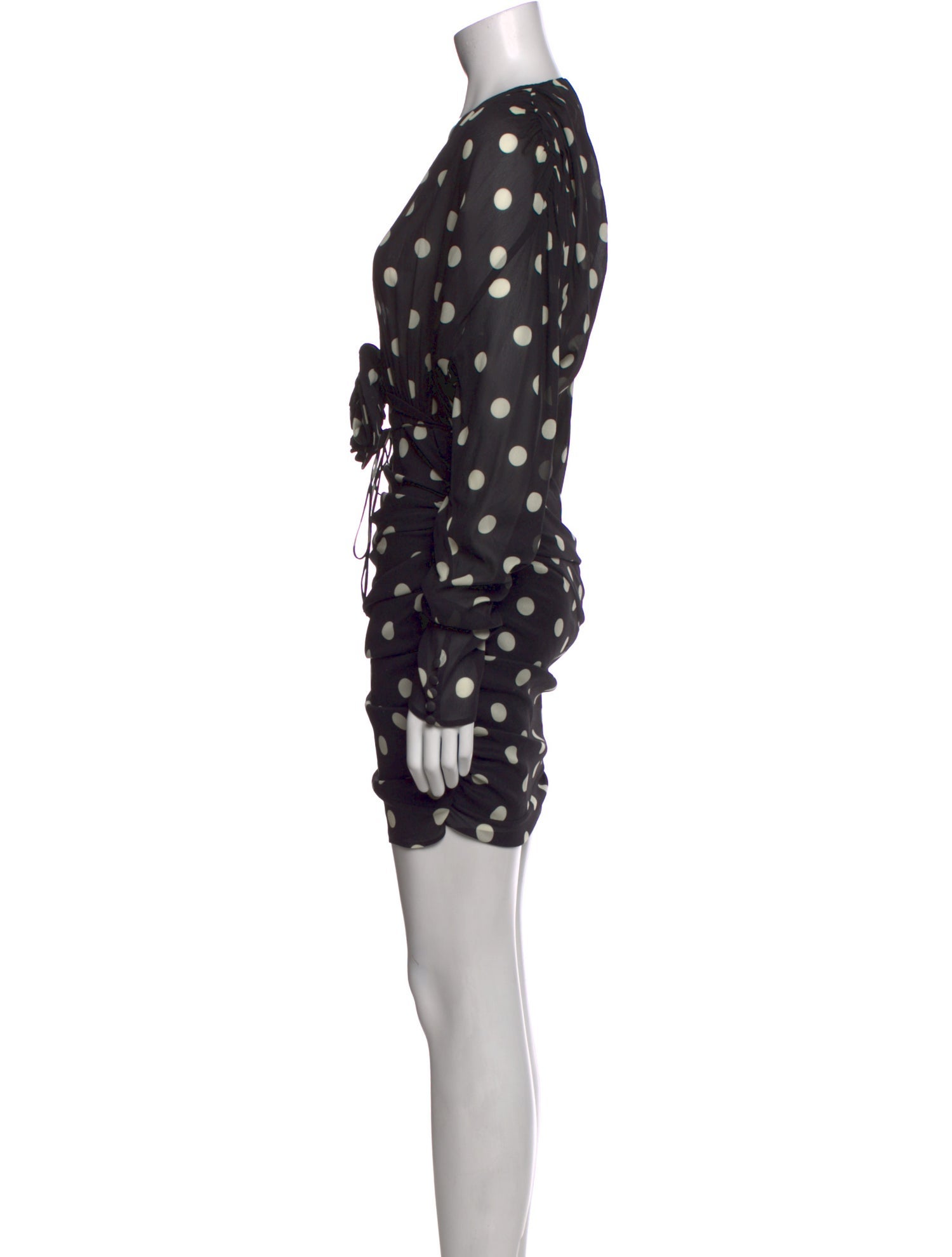 Magda Butrym Polka Dot Print Mini Dress