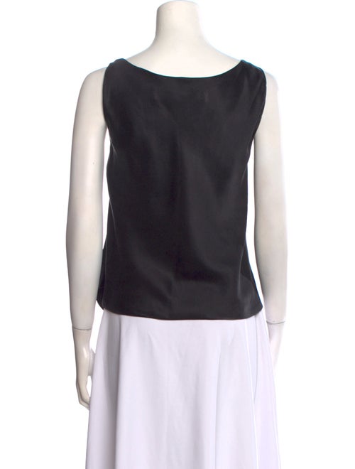 Maggie Norris Couture Scoop Neck Sleeveless Top