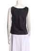 Maggie Norris Couture Scoop Neck Sleeveless Top