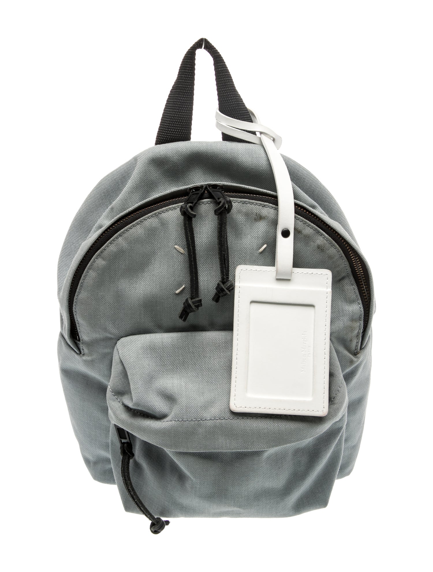Maison Margiela Canvas Backpack - Grey Backpacks, Bags  display picture 3