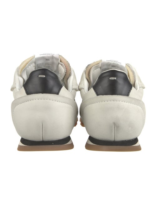Maison Margiela Leather Colorblock Pattern Sneakers