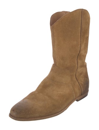 Maison Margiela Suede Western Boots