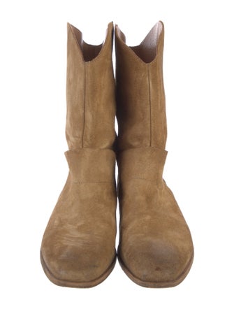 Maison Margiela Suede Western Boots