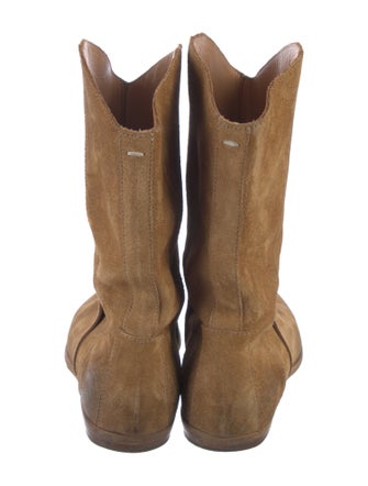 Maison Margiela Suede Western Boots