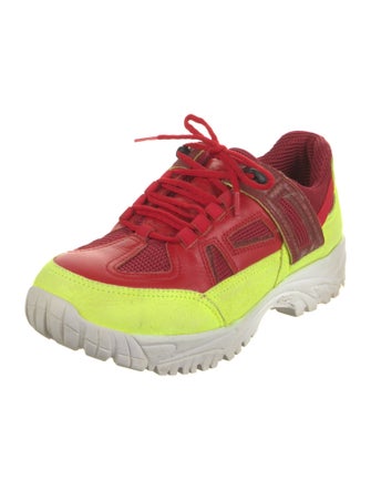 Maison Margiela Mesh Colorblock Pattern Sneakers