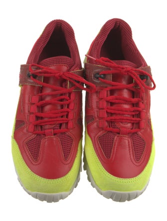 Maison Margiela Mesh Colorblock Pattern Sneakers
