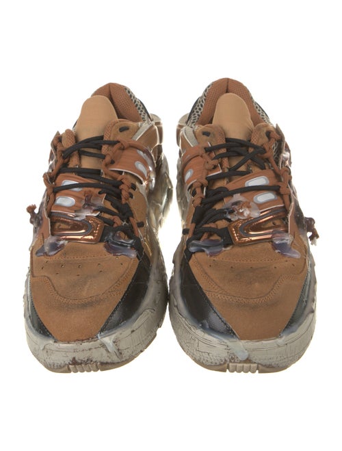 Maison Margiela Suede Printed Chunky Sneakers