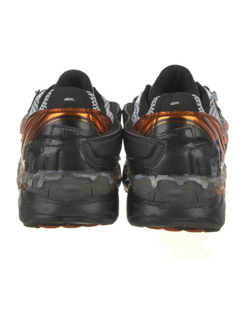 Maison Margiela Leather Printed Athletic Sneakers