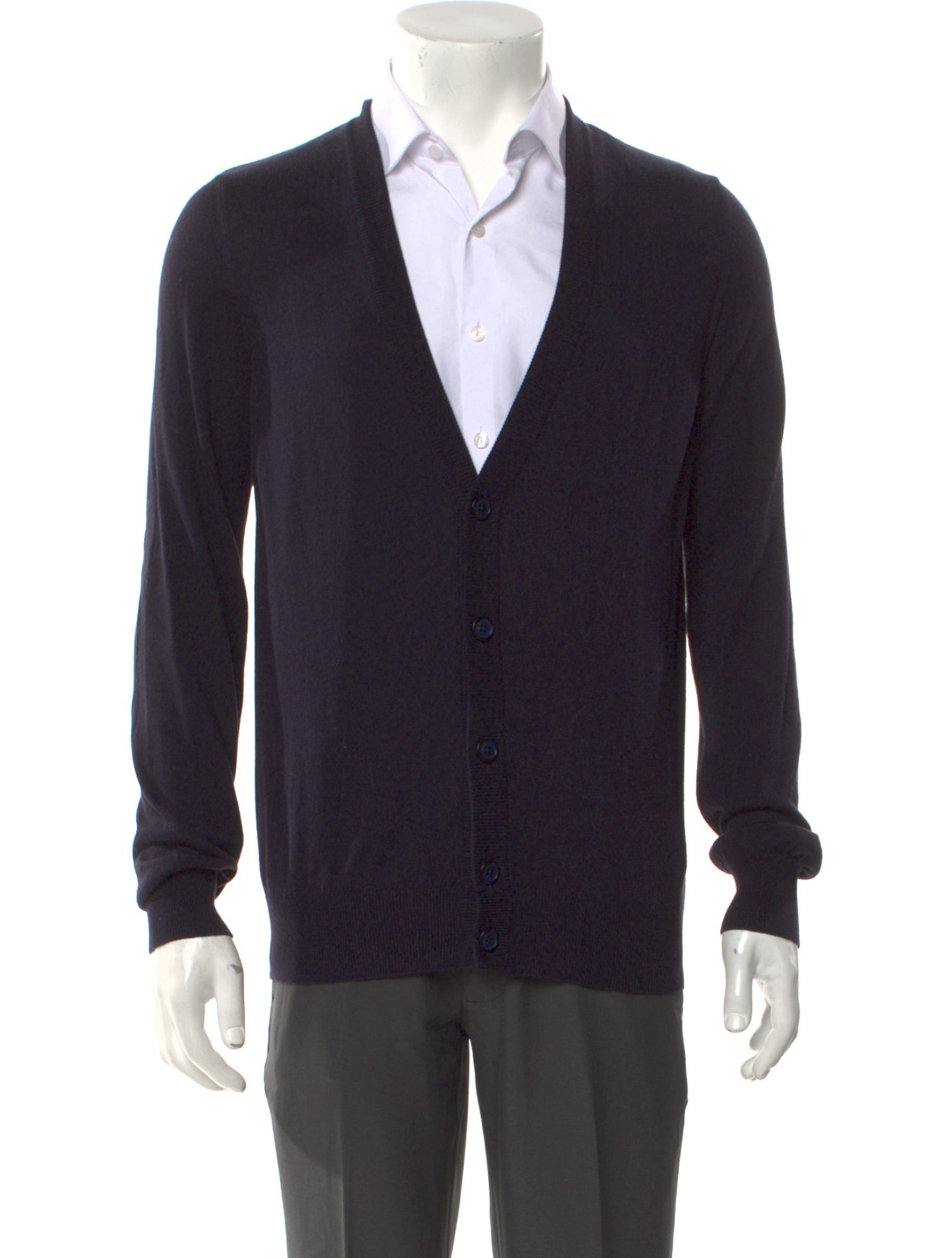 KITH x MLB x Yankees Striped Cardigan - Blue Sweaters