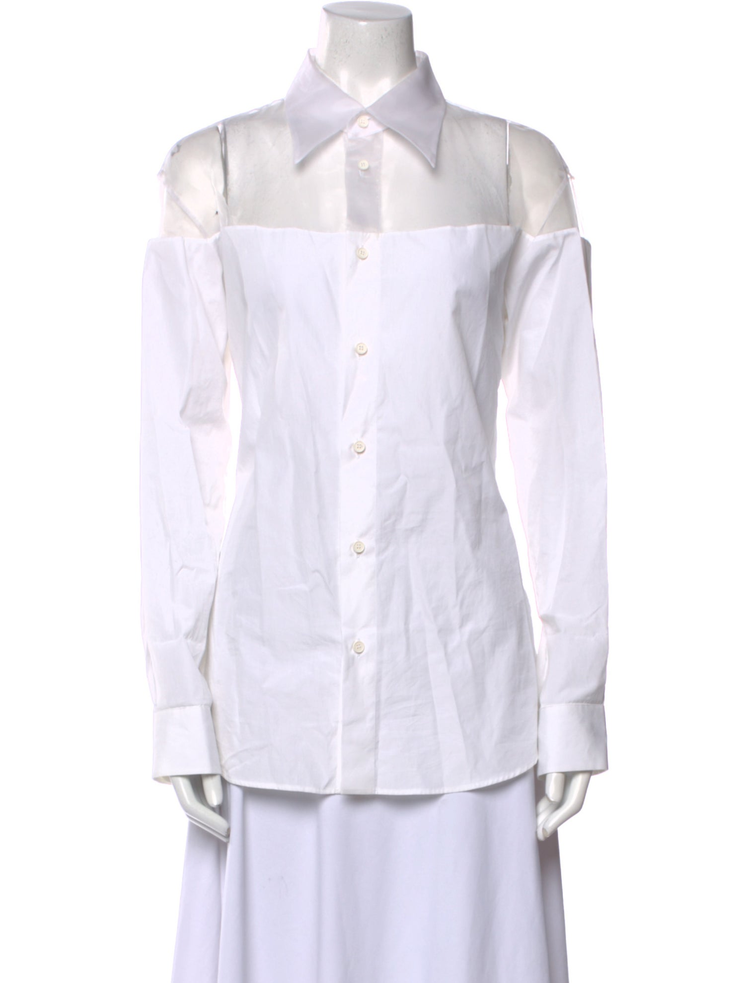 Maison Margiela 2019 Long Sleeve Button-Up Top