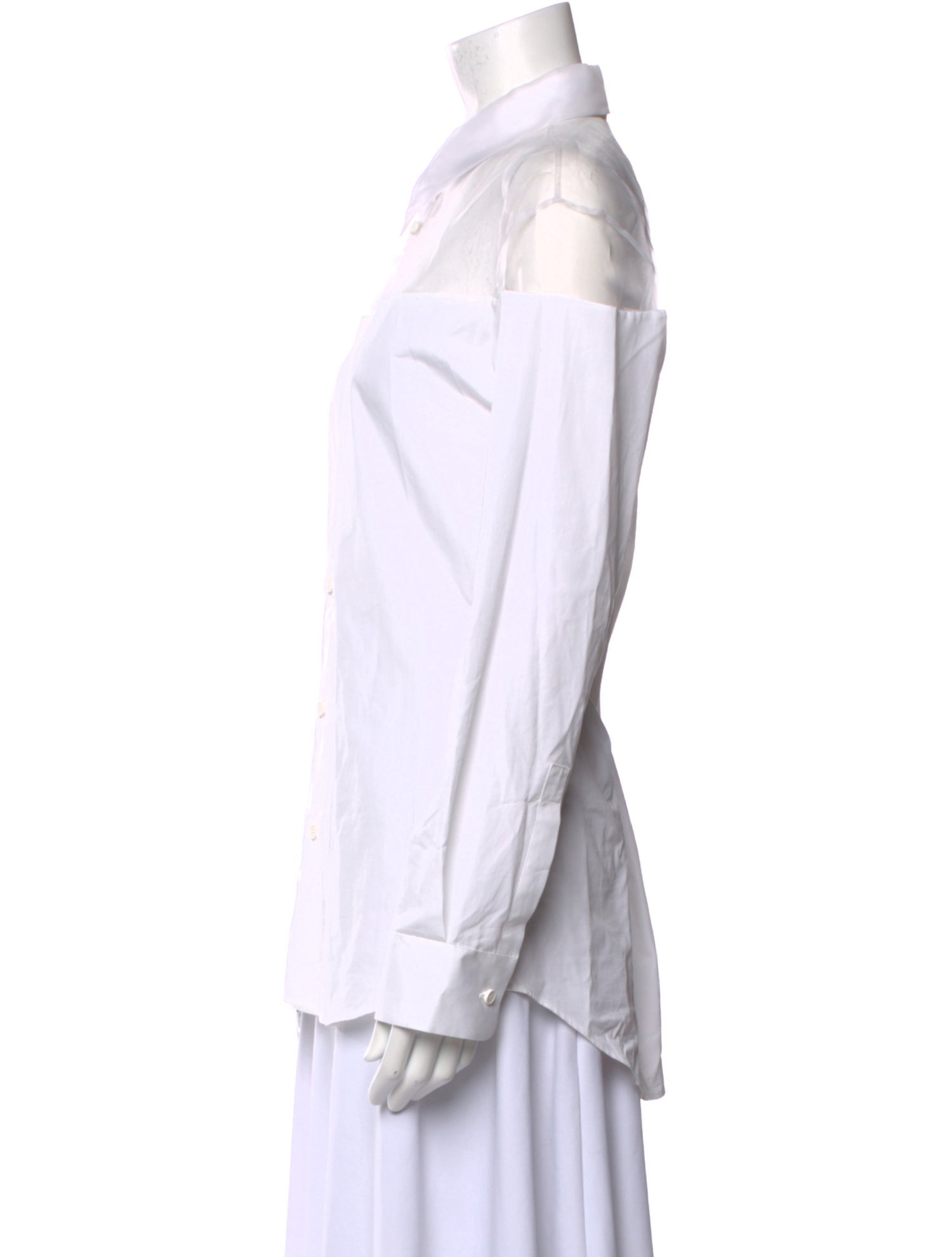 Maison Margiela 2019 Long Sleeve Button-Up Top