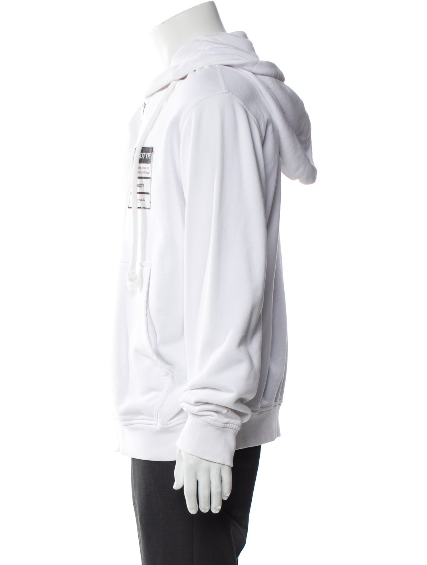 Maison Margiela Graphic Print Crew Neck Hoodie