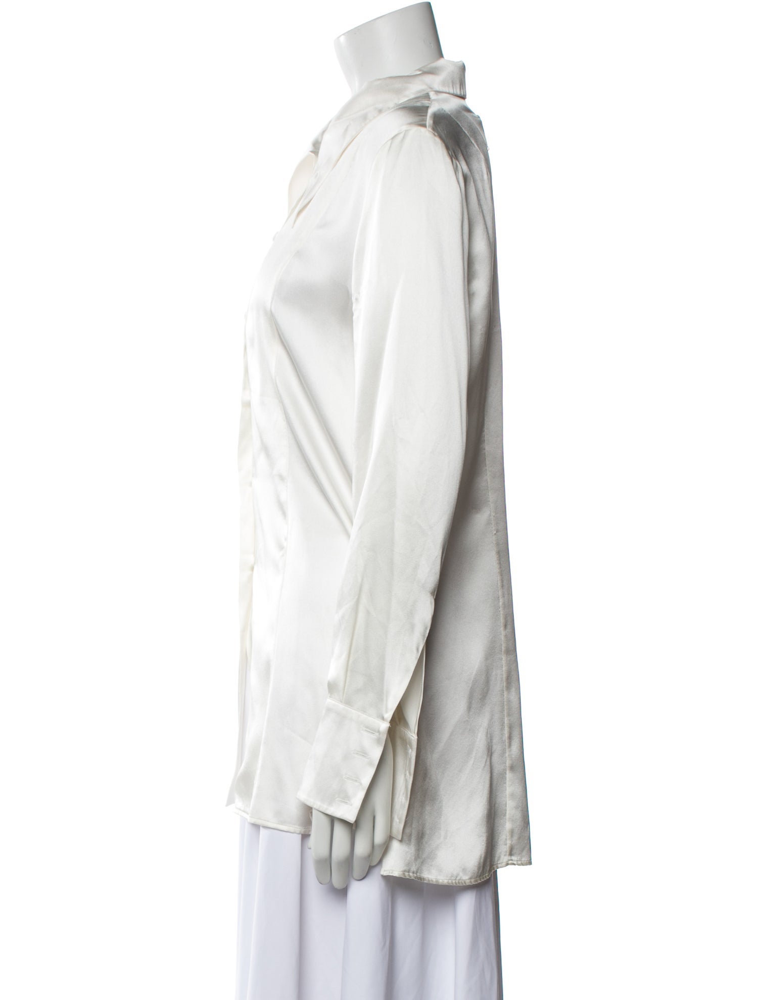 Maison Margiela 2019 Silk Button-Up Top