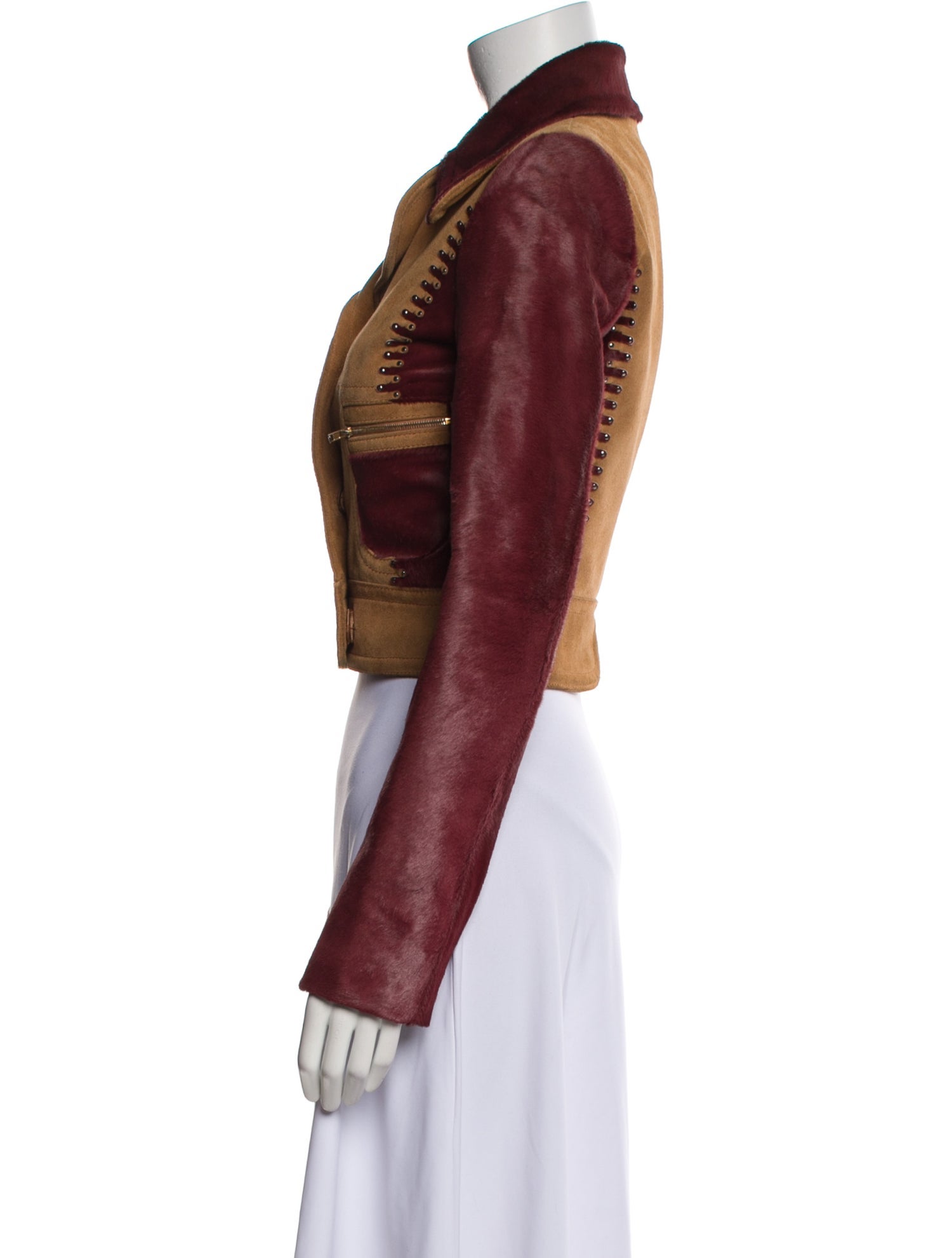 Maison Margiela 2015 Leather Fur Jacket