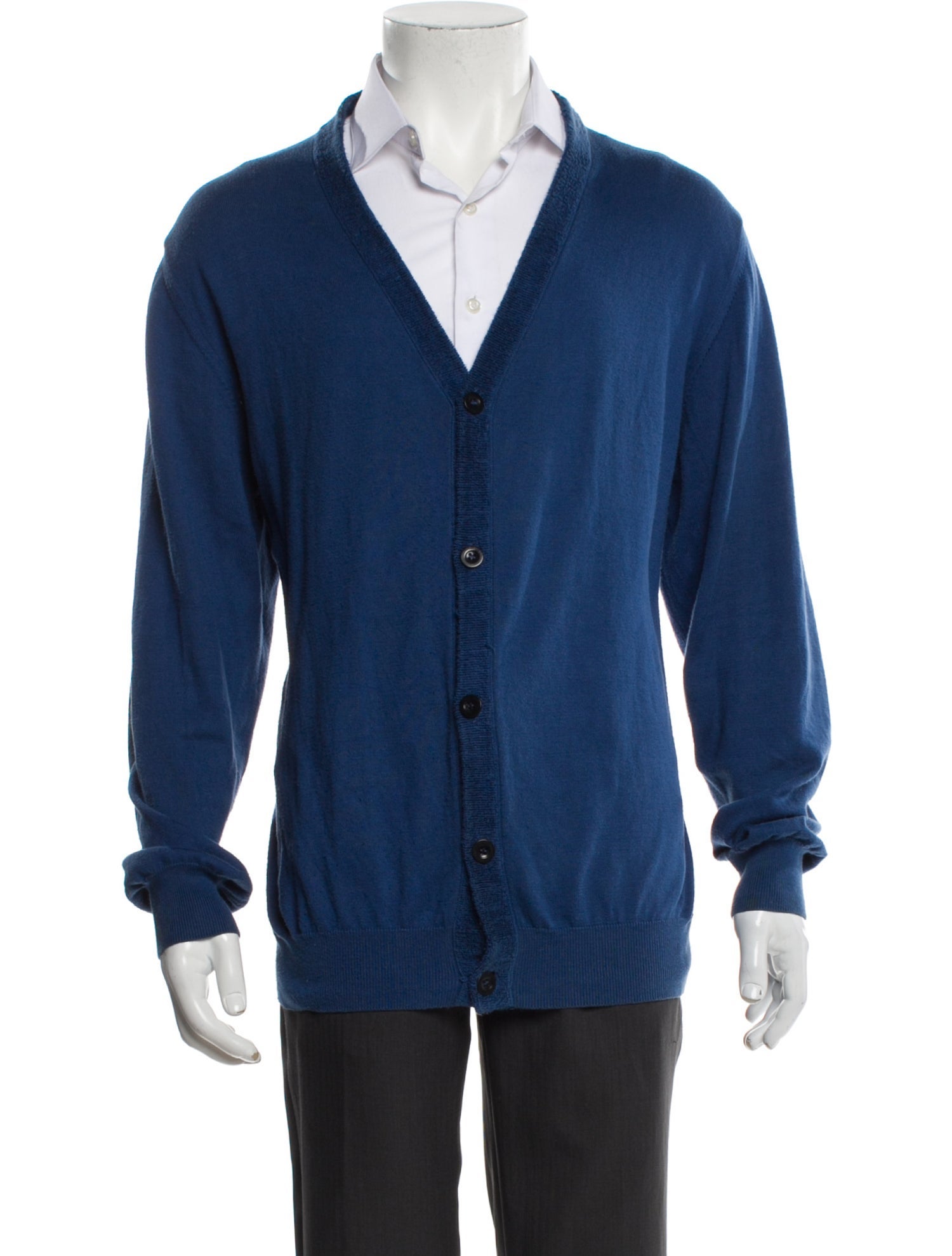 Maison Margiela V-Neck Long Sleeve Cardigan