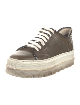 Maison Margiela Leather Sneakers