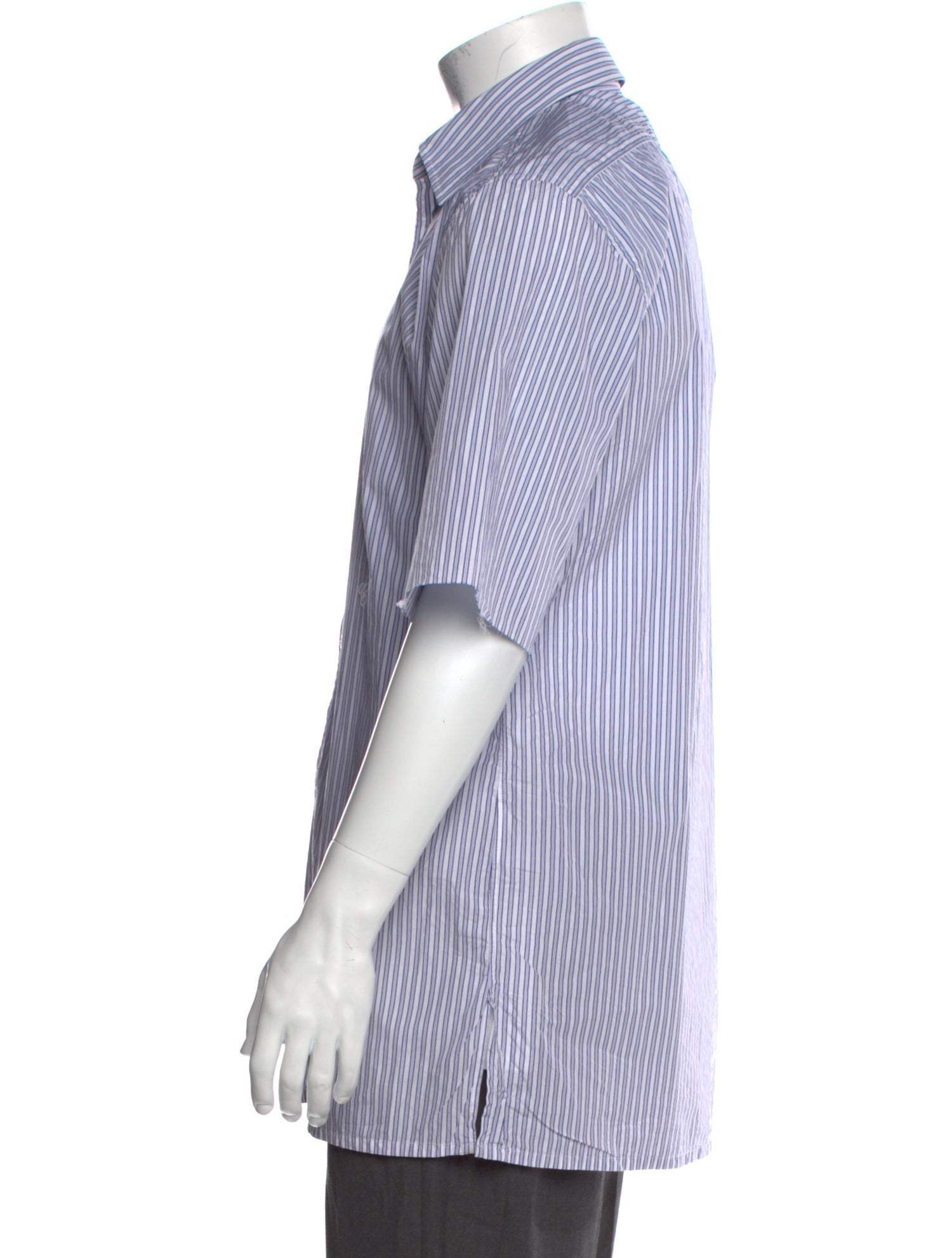 Maison Margiela Striped Short Sleeve Shirt