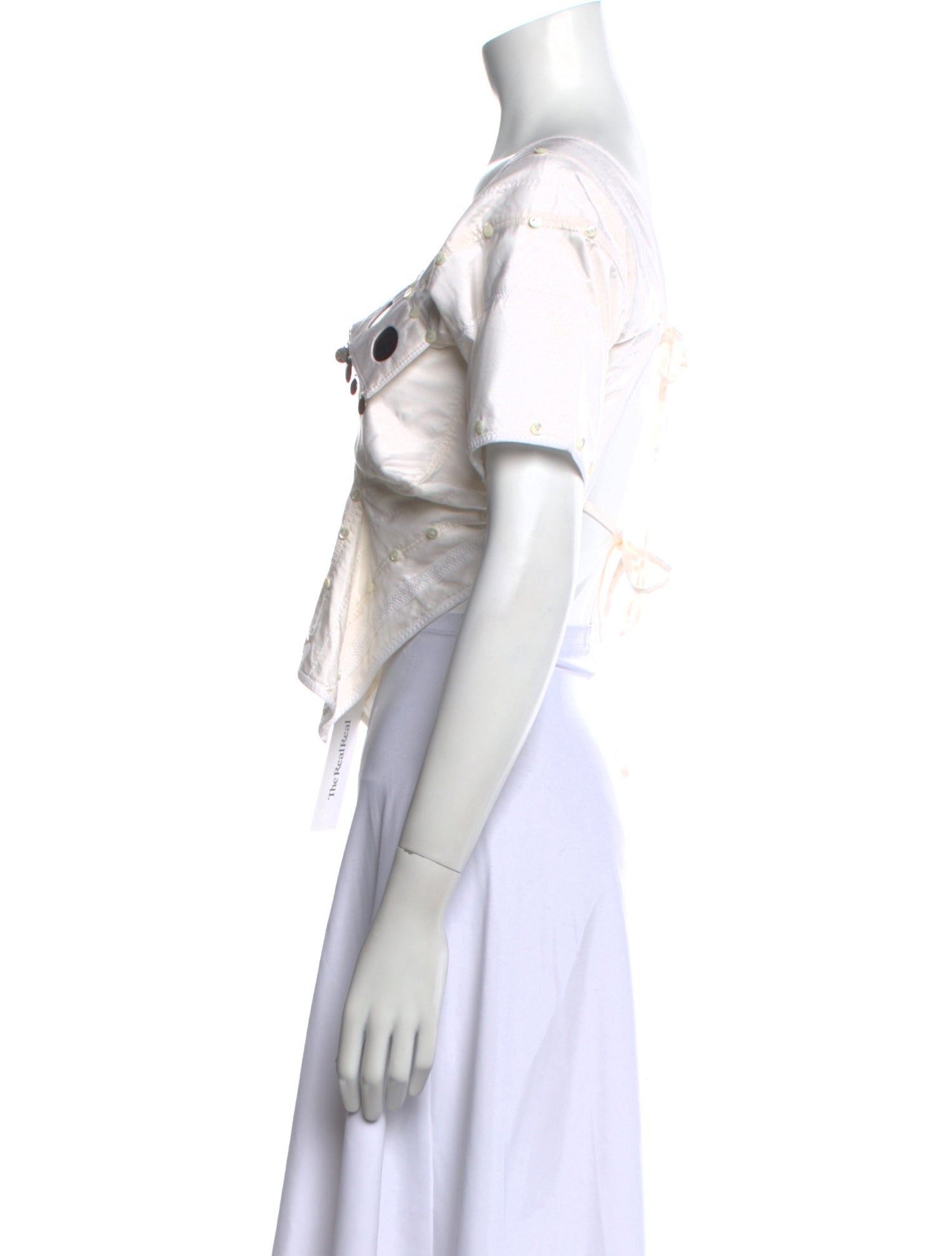 Maison Margiela 2016 Silk Crop Top