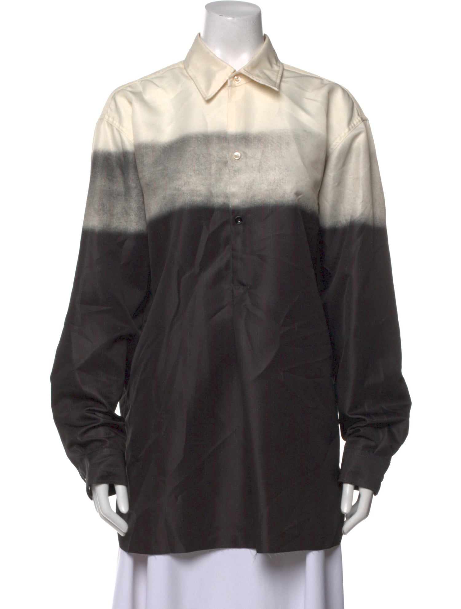 Maison Margiela Long Sleeve Button-Up Top