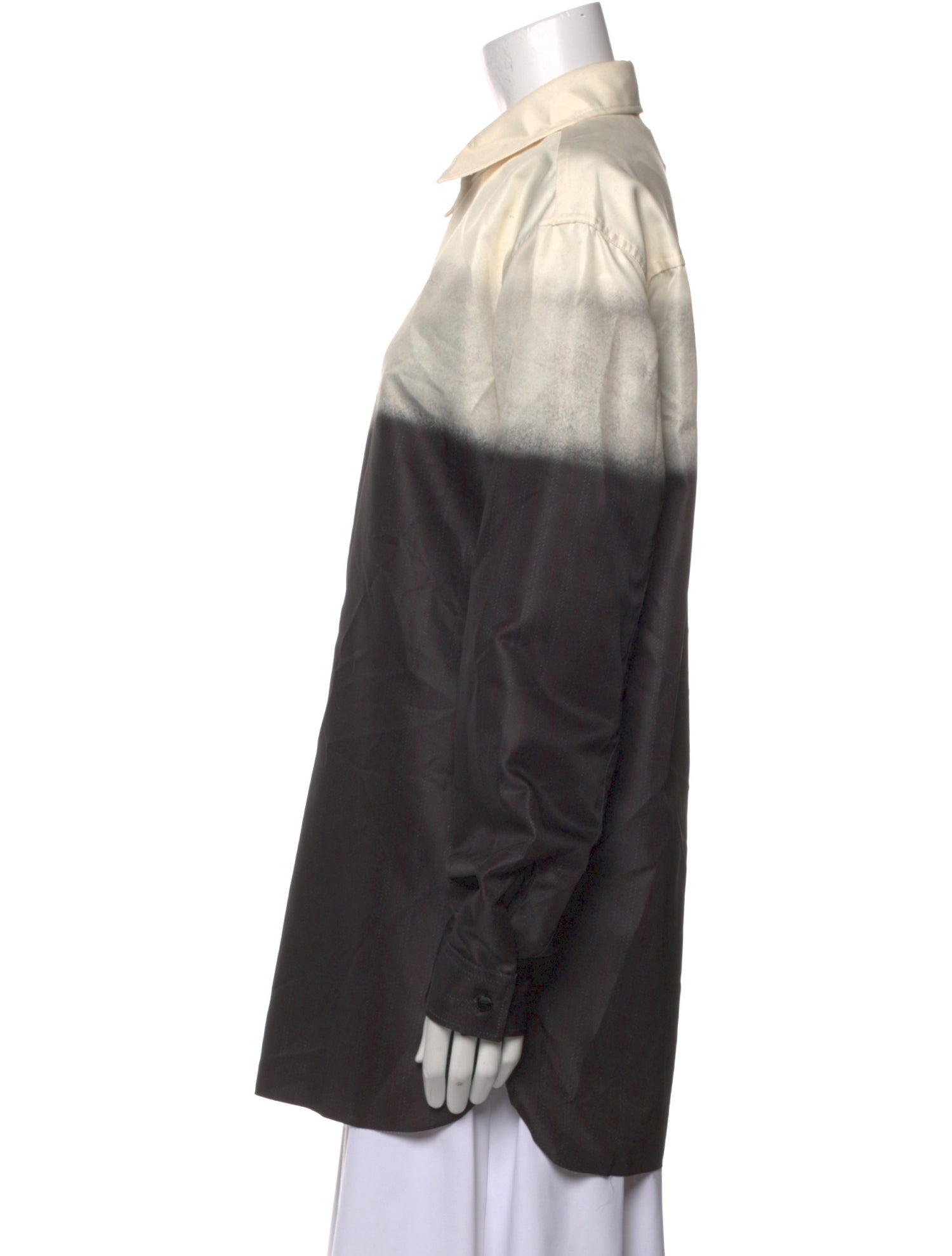 Maison Margiela Long Sleeve Button-Up Top