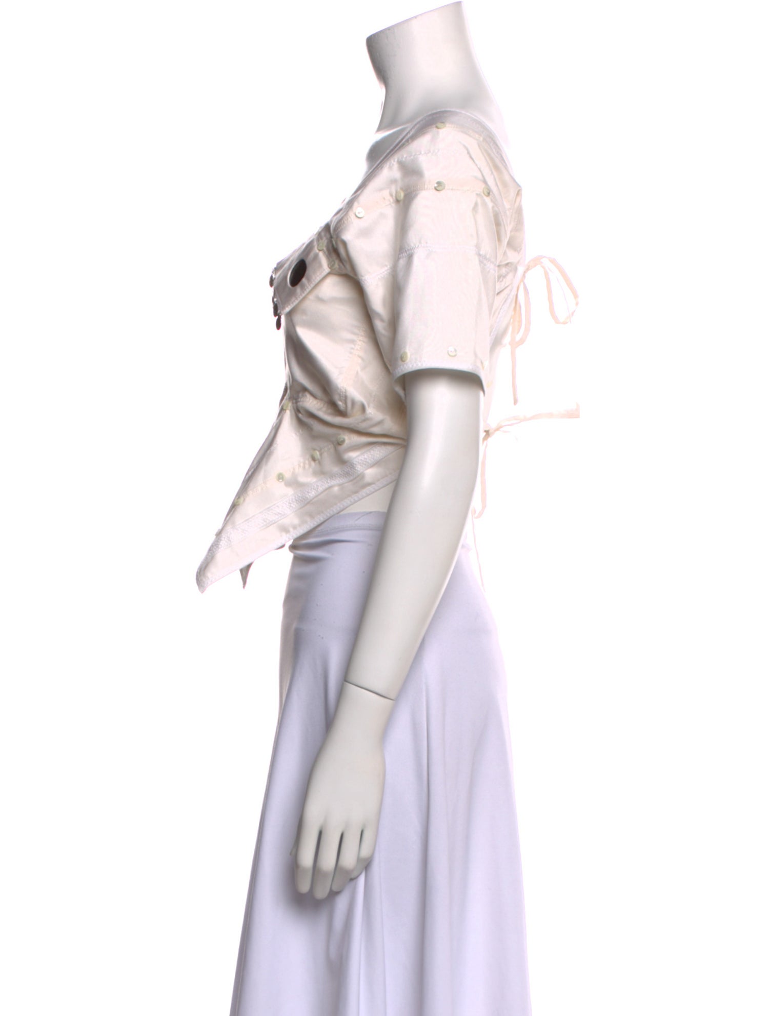 Maison Margiela 2016 Silk Crop Top